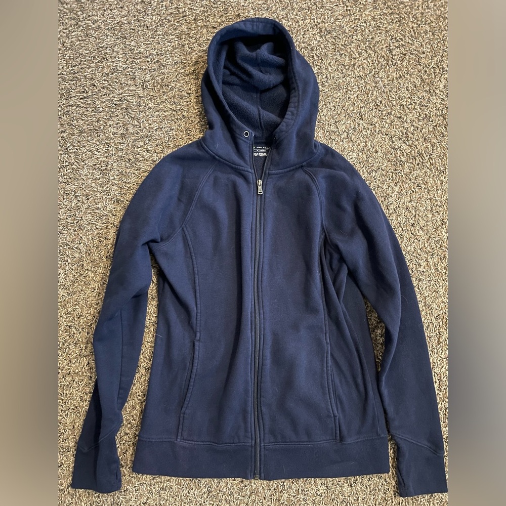 Navy BBL Zip-Up Hoodie